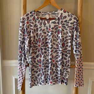 Whimsy Rose Long Sleeve Print Tee